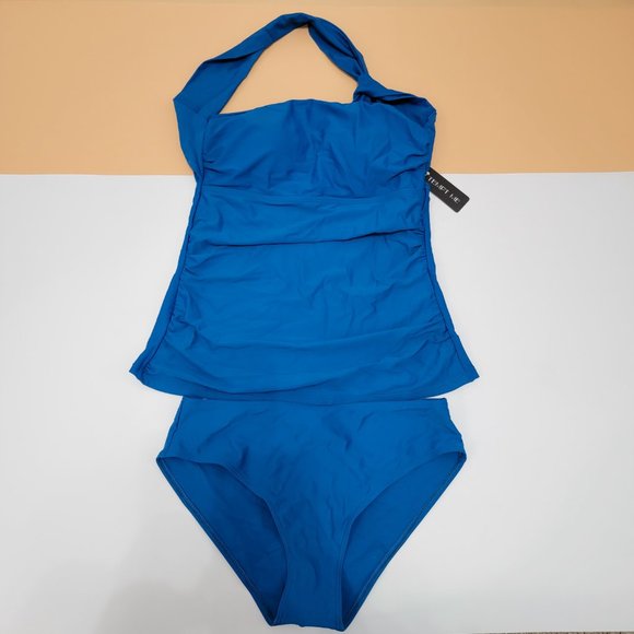 Tempt Me Women One Shoulder Swim Top with bottom - Picture 5 of 16